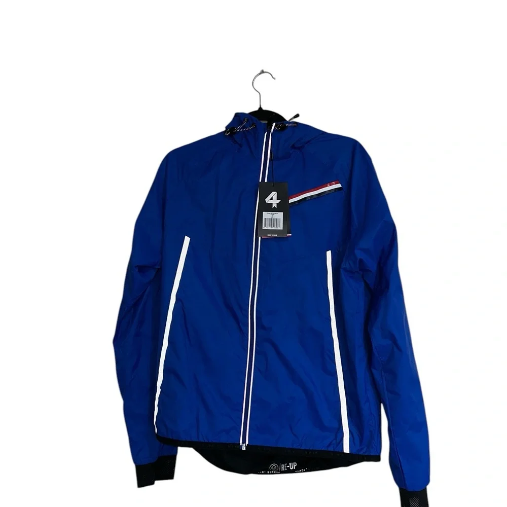 NWT Fourlaps Propel Windbreaker Cobalt Blue Small